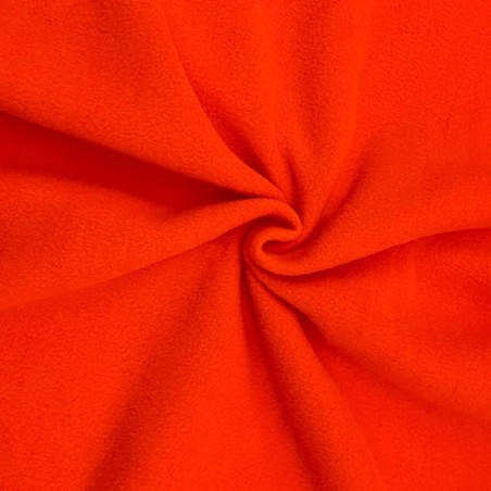 Flo-Orange Premium Anti-Pill Polar Fleece Fabric