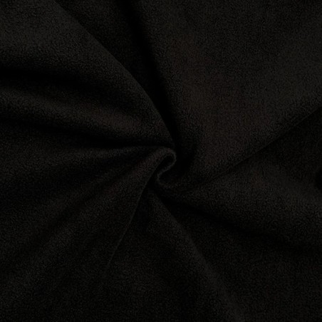 Black Premium Anti-Pill Polar Fleece Fabric