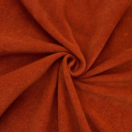 Rust Premium Anti-Pill Polar Fleece Fabric