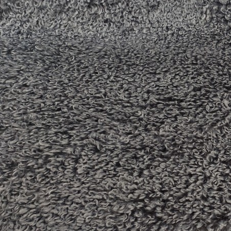 Curly Shaggy Grey Premium Faux Fur Fabric