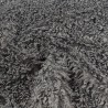 Curly Shaggy Grey Premium Faux Fur Fabric