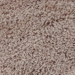 Curly Shaggy Dust Pink Premium Faux Fur Fabric