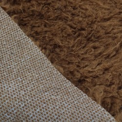 Short Shaggy Chestnut Premium Faux Fur Fabric