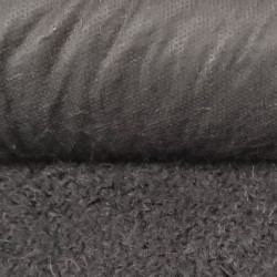 Short Shaggy Black Premium Faux Fur Fabric