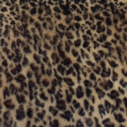 Super Deluxe Luxury Faux Fur Fabric Material - Leopard
