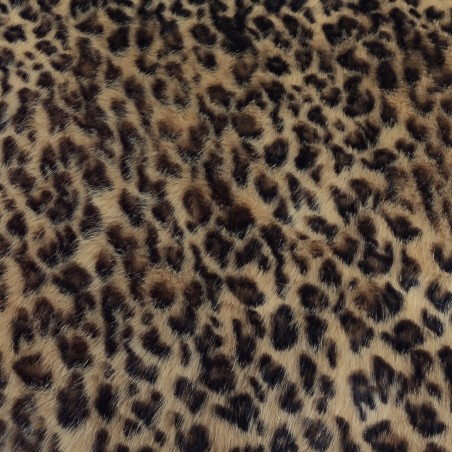 Super Deluxe Luxury Faux Fur Fabric Material - Leopard
