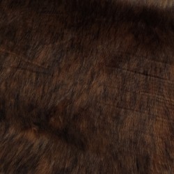Super Deluxe Luxury Faux Fur Fabric Material - Bronze Bear