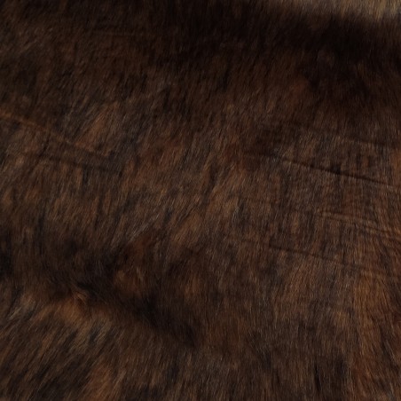 Super Deluxe Luxury Faux Fur Fabric Material - Bronze Bear