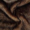 Super Deluxe Luxury Faux Fur Fabric Material - Bronze Bear