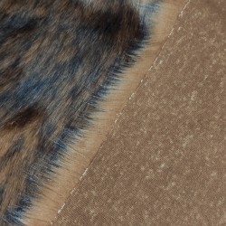 Super Deluxe Luxury Faux Fur Fabric Material - Bronze Bear
