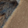 Super Deluxe Luxury Faux Fur Fabric Material - Bronze Bear