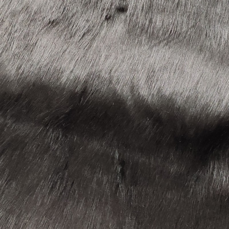 Super Deluxe Luxury Faux Fur Fabric Material - Black
