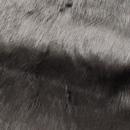 Super Deluxe Luxury Faux Fur Fabric Material - Black