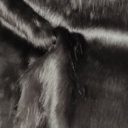 Super Deluxe Luxury Faux Fur Fabric Material - Black