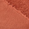 Super Luxury Faux Fur Fabric Material - Terracotta Poodle - High Quality