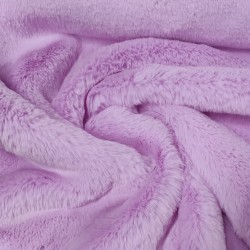 Super Luxury Faux Fur Fabric Material - Lilac - High Quality