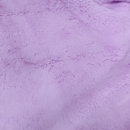 Super Luxury Faux Fur Fabric Material - Lilac - High Quality