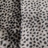 Super Luxury Faux Fur Fabric Material - Taupe Cheetah - High Quality
