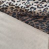 Brown Leopard - Faux Fur Pony Skin Velboa Fabric Material