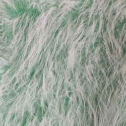 Emerald Frost Multicoloured Faux Fur Fabric - AC 356 / YF54