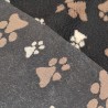 Dark Brown With Cream & Light Brown Paws - Luxury Sherpa Fabric - A1296 - YF230/350