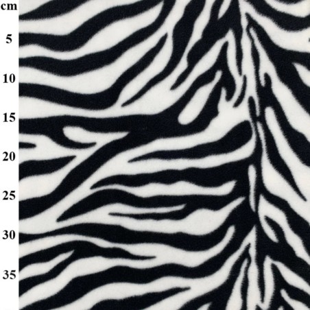 Zebra Print Premium Anti-Pill Polar Fleece Designs Fabric