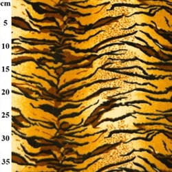 Tiger Print Premium Anti-Pill Polar Fleece Designs Fabric