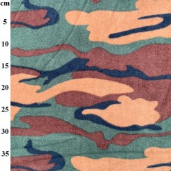 Jungle Camo Print Premium Anti-Pill Polar Fleece Designs Fabric