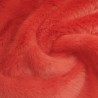 Super Deluxe Luxury Faux Fur Fabric Material - Salmon Pink / Red