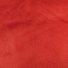 Super Deluxe Luxury Faux Fur Fabric Material - Salmon Pink / Red