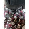 Adults Small Handmade Day of the Dead Tutu With Black Netting & Matching Scrunchie