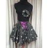 Adults Small Handmade Black Spiderweb Tutu With Black Netting & Matching Scrunchie