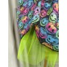 Adults Extra Small Handmade Black Rainbow Pumpkin Tutu With Netting & Matching Scrunchie