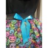Adults Extra Small Handmade Black Rainbow Pumpkin Tutu With Netting & Matching Scrunchie