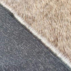 Super Deluxe Luxury Faux Fur Fabric Material - Brown Bear - SAL-1537