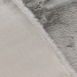 Super Deluxe Luxury Faux Fur Fabric Material - Taupe Grey - 3091