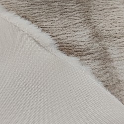 Super Deluxe Luxury Faux Fur Fabric Material - Silver Grey 2cm - 7573