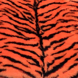 Tango Tiger Jacquard Fur Fabric - R2 Quality