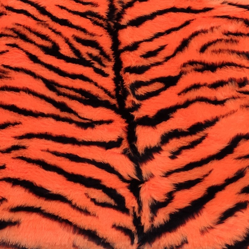 Tango Tiger Jacquard Fur Fabric - R2 Quality