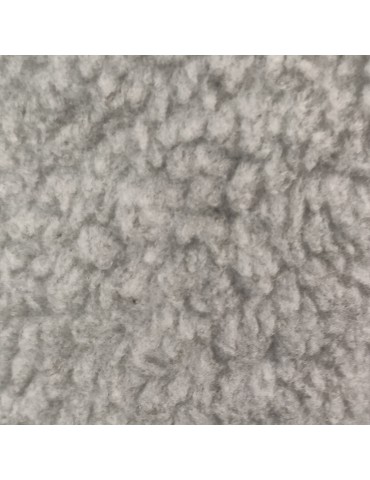Light Grey Luxury Sherpa Fabric - A1296 - YF230/350