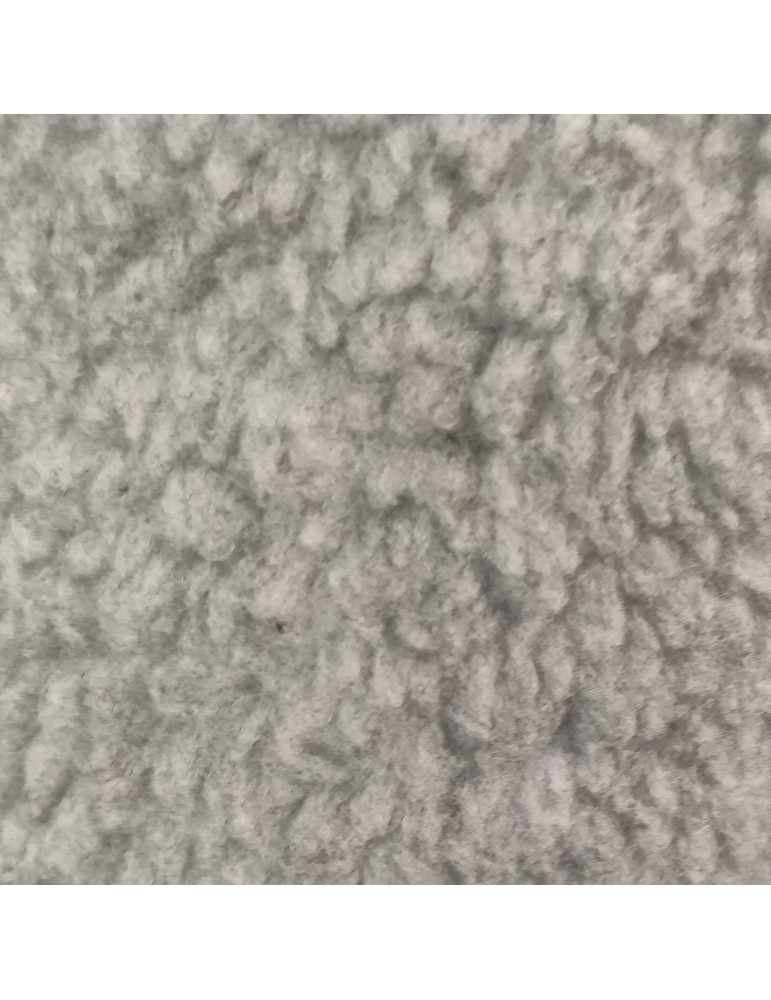 Light Grey Luxury Sherpa Fabric - A1296 - YF230/350