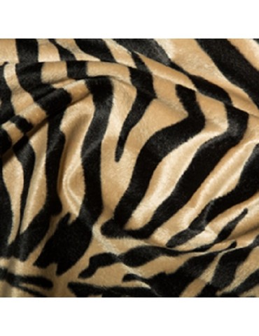 Antelope Soft Animal Print Velboa Faux Fur Fabric