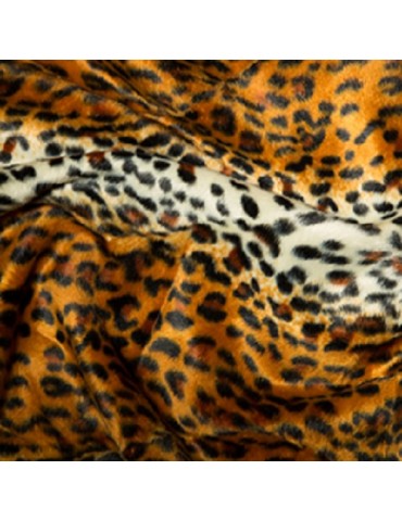 Cheetah Soft Animal Print Velboa Faux Fur Fabric