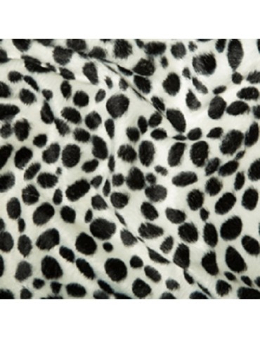 Dalmatian Soft Animal Print Velboa Faux Fur Fabric