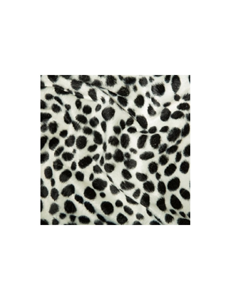 Dalmatian Soft Animal Print Velboa Faux Fur Fabric