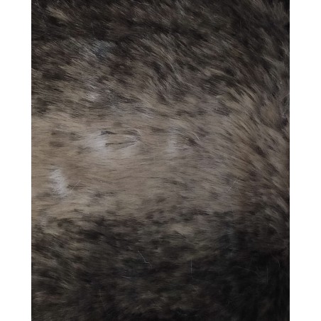 Super Luxury Faux Fur Fabric Material - Minc Stripe - High Quality