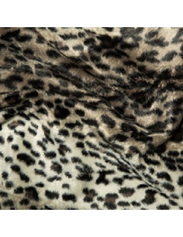 Lynx Soft Animal Print Velboa Faux Fur Fabric