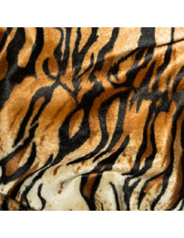 Tiger Soft Animal Print Velboa Faux Fur Fabric