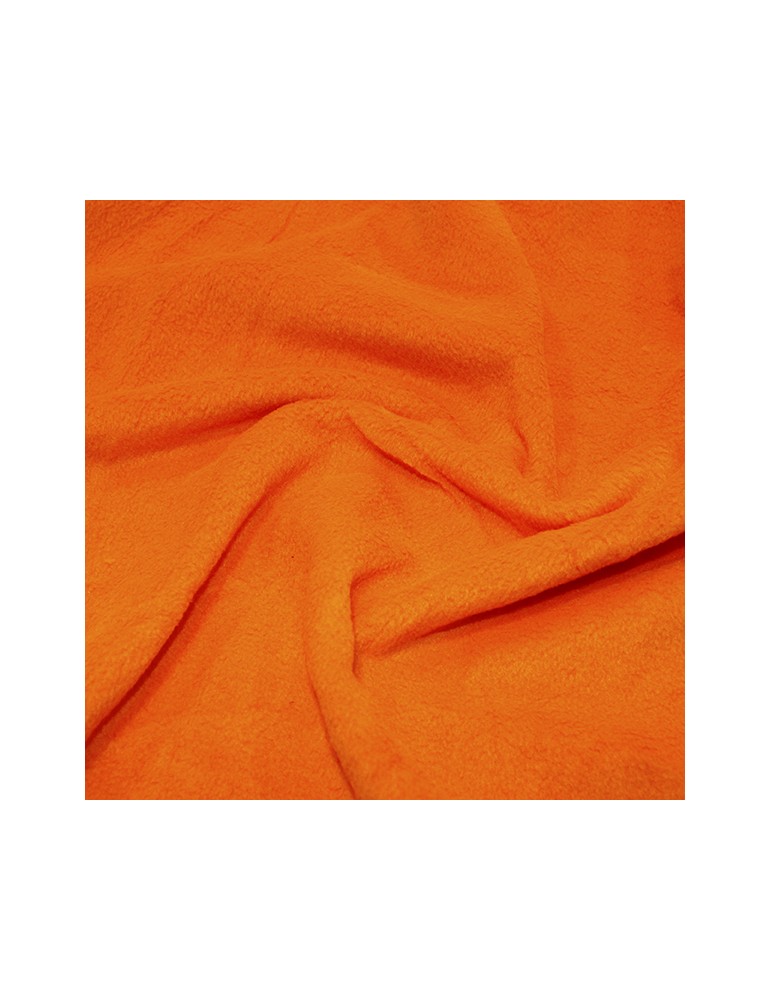 Flo-Orange Premium Anti-Pill Polar Fleece Fabric