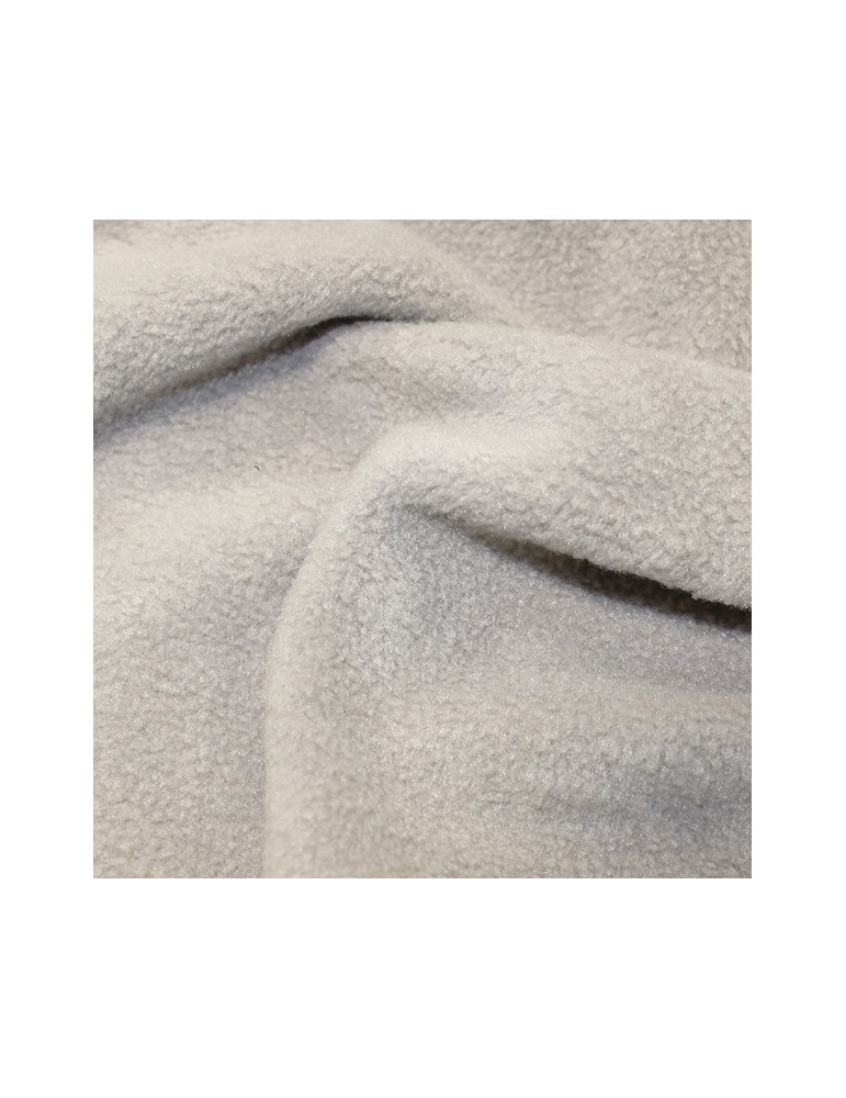 Silver Premium Anti-Pill Polar Fleece Fabric